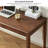 Simple Walnut Rectangular Solid Wood Office Sets