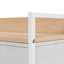 7-Drawer Metal Frame with Fabric Drawers