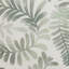 Coussin à haut dossier d'extérieur imprimé feuilles 20 x 45 po sauge