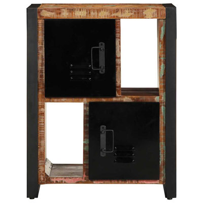 Solid Wood and Iron Accent Chest
