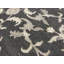 Tapis noir et noir de haute qualité noué à la main