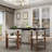 Wooden Dining Chair with Protective Pad Suitable for Kitchen or Dining Room(Set of 2)-43598234
