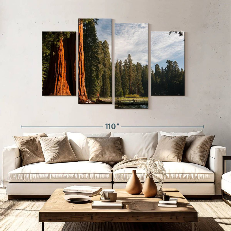 Harnek Kings Canyon Sequoia Trees, 54'' H x 84'' W