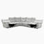  Canapé modulaire inclinable 6 pièces Achernar-1607884482-1607884484