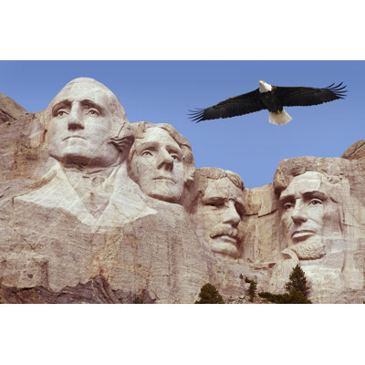 Monument Rushmore Presidents by JamesBrey - Wrapped Canvas Print