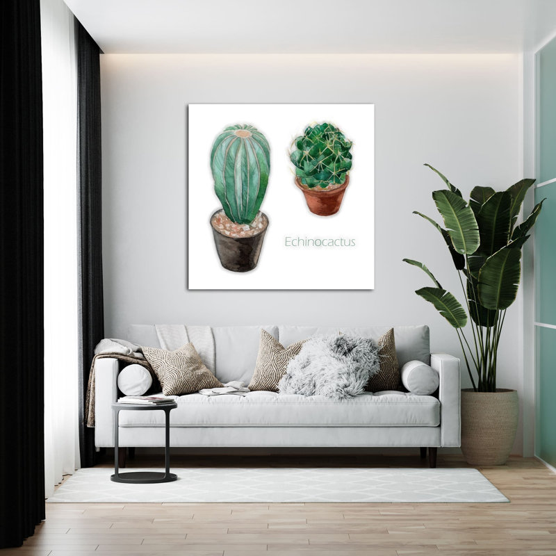 " Echinocactus I ", 12" H x 12" W x 1.5" D