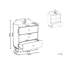 3 Drawer Chest Shantel 79 cm White