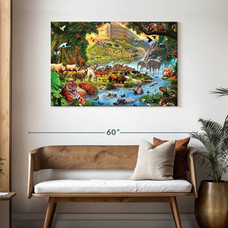 Adella Noah's Ark - Before The Rain, 30" H x 45" W