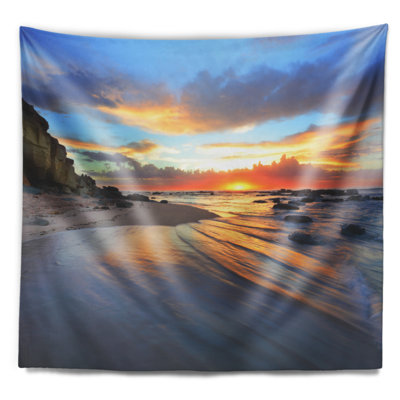 Tapisserie «Seascape Exotic Seashore Sunrise» Australie