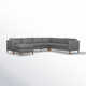 Clifford 4-Piece Upholstered Custom Sectional