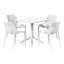 Ensemble repas carré pour 4 personnes-436279976