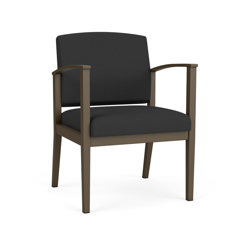 Chaise en métal Amherst, Bronze, Tissu graphite Open House