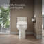 Siège de toilette bidet allongé Purewash E860