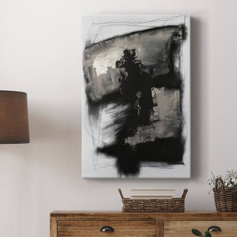 Shadow Resistance IV -Custom Wrapped Gallery Cavas, 18" H x 12" W