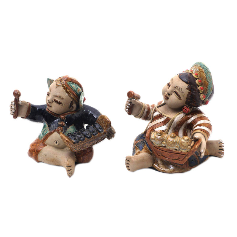 Gamelan Loro Blonyo Ceramic Figurines (Pair)