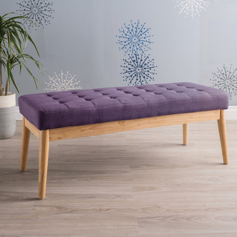 Banc avec revêtement, Mauve