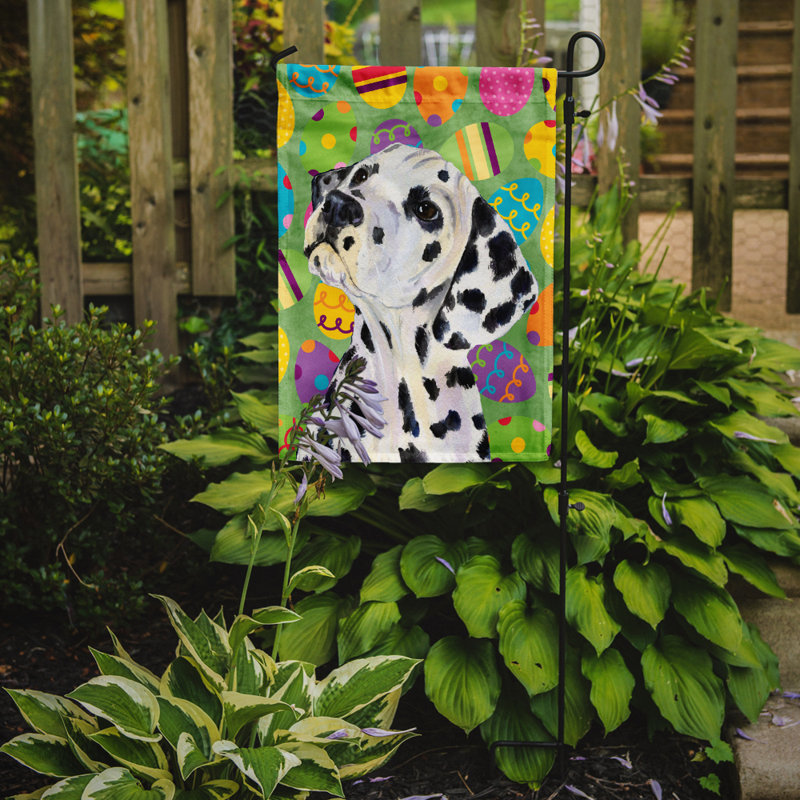 Drapeau de jardin Atara, Dalmatien (noir et blanc)