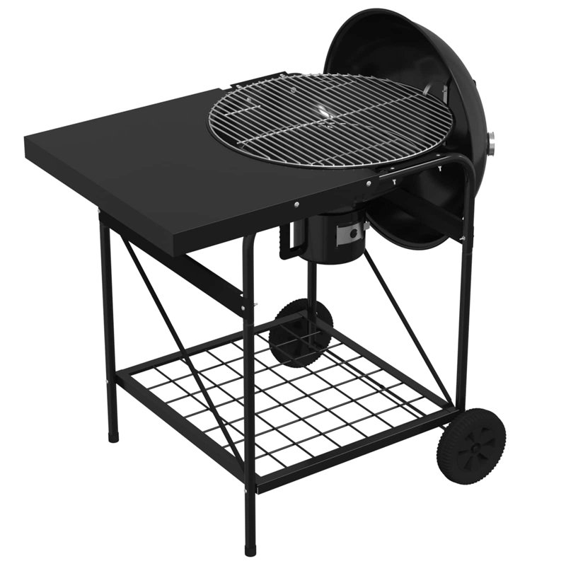 VidaXL 91cm W Wood Pellet Grill