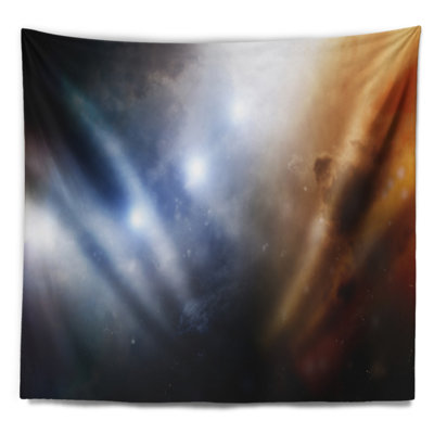 Tapis de ciel lumineux de spacescape