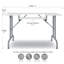 Table de couture pliante à usages multiples l 47,5 po x P 28 po avec tablettes réglables