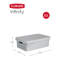 Set Of 3 Infinity Boxes With Lids-50225936-50225937