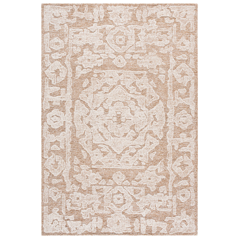 Ebony Hand Tufted Wool; Jute/Sisal Oriental Indoor Rug, 6'-0" x 6'-0" Square