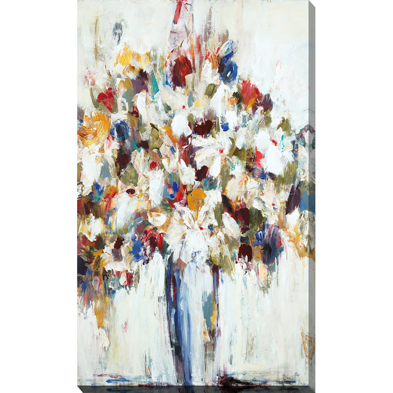 « jubilant », reproduction d’art sur toile tendue, H 30 po x l 18 po