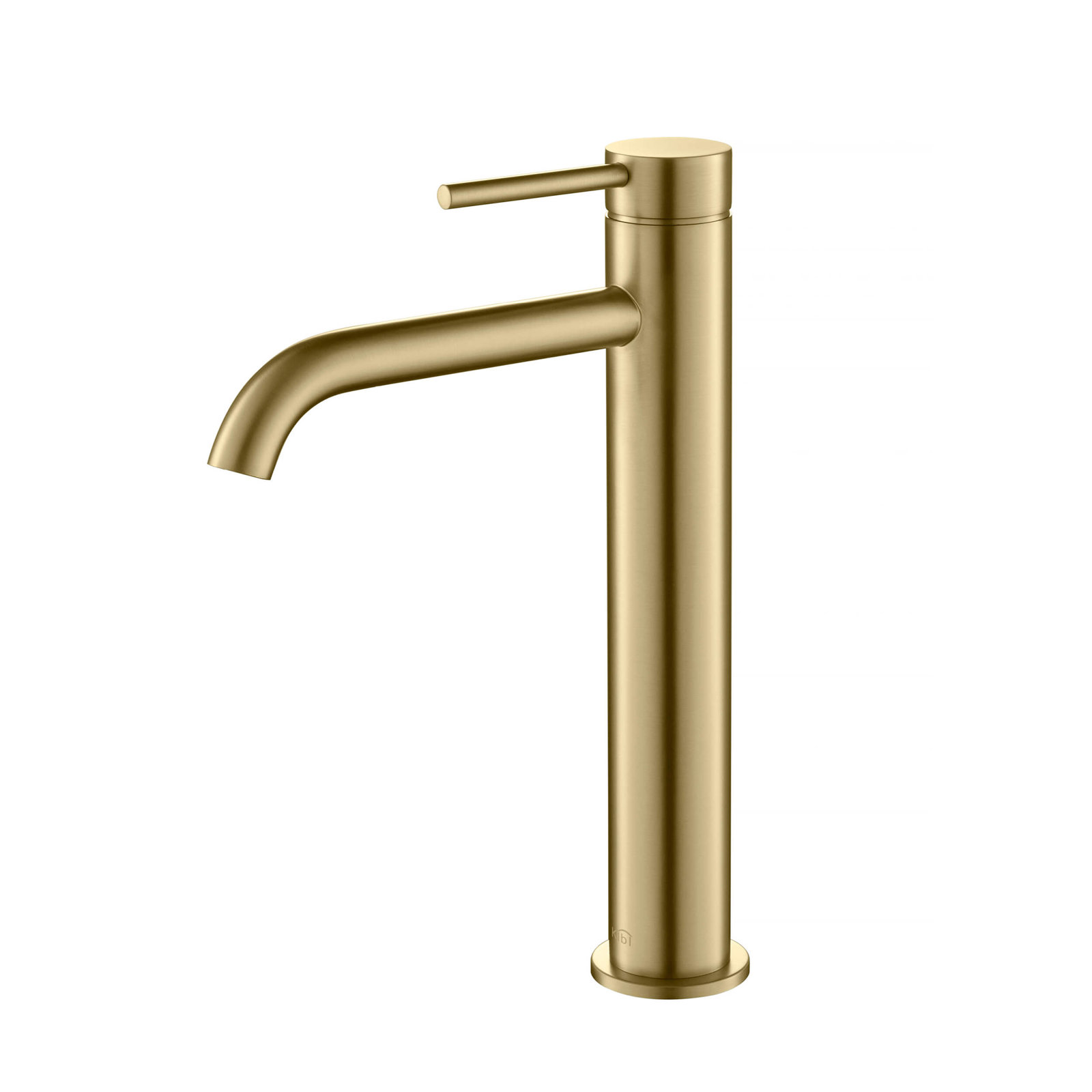 Vessel Sink Bathroom Faucet, Without Drain Assembly, Brushed Gold