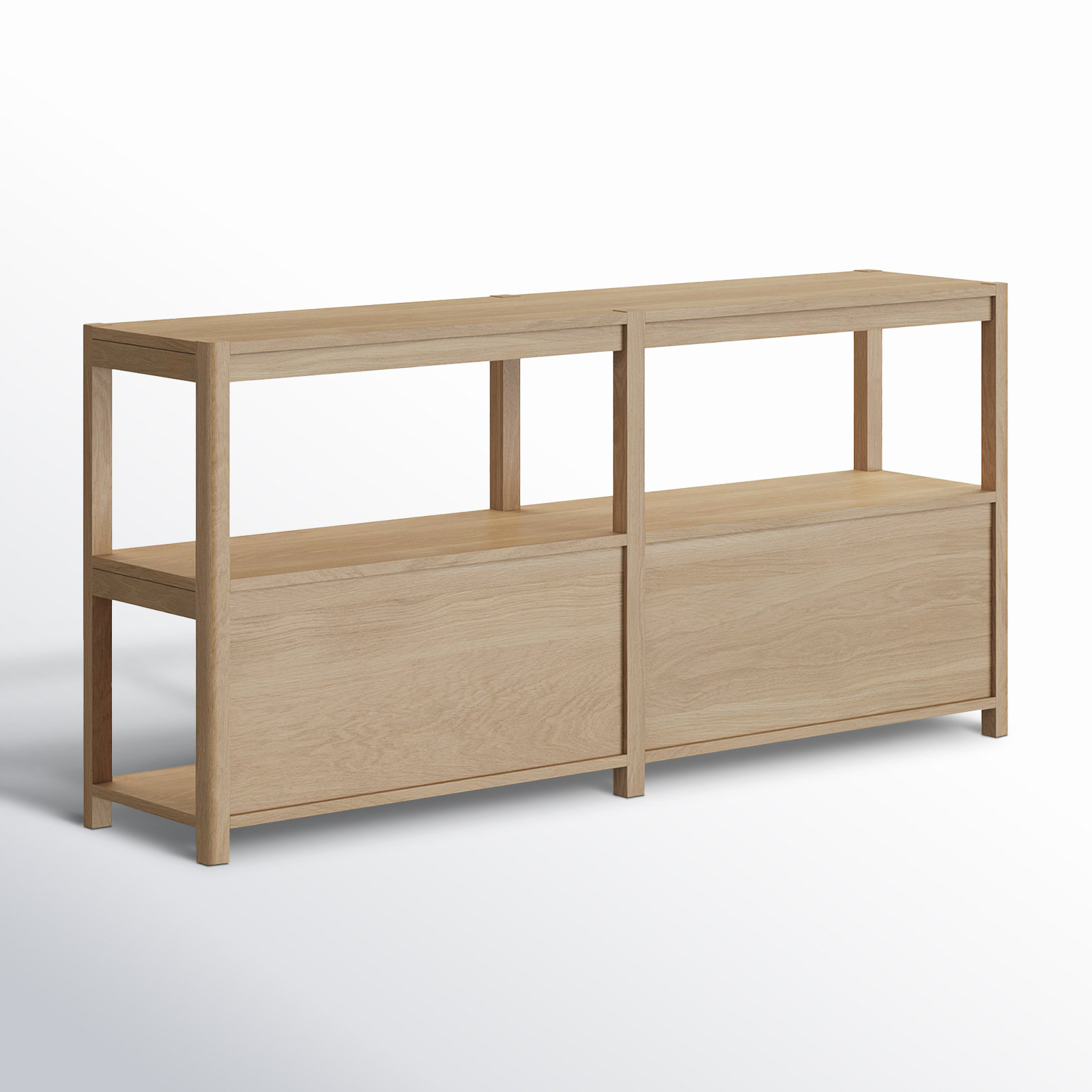 Versa 70" Acacia Bookcase, Natural