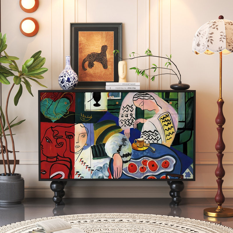 Armoire de rangement de style français