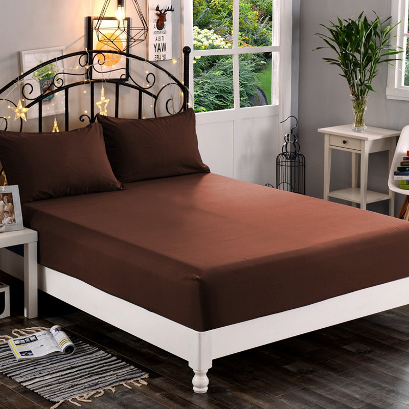 Microfiber Fitted Sheet, Chocolate, Twin/Twin XL Fitted Sheet
