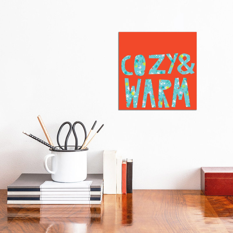 Merry and Bright IV 1 Piece Wrapped Canvas Wall Art, 30.48 cm H x 30.48 cm W