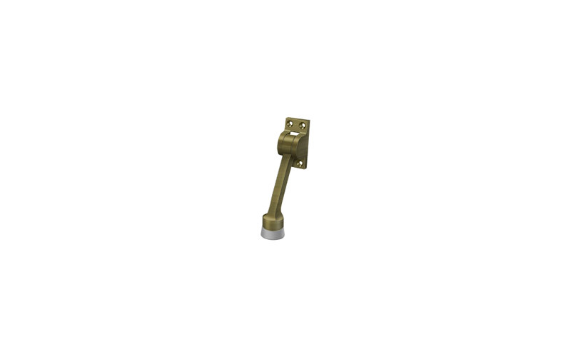 Deltana DHK4U5 4" Kickdown Holder; Antique Brass Finish