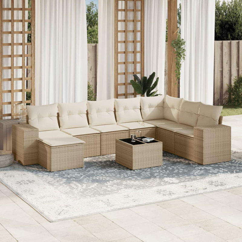 Ensemble de canapé de jardin Vidaxl