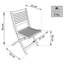 Anse Solid + Manufactured Wood Patio Folding Chair Folding Chair