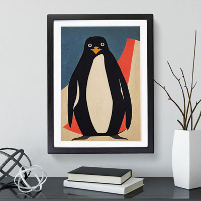 Penguin Abstract Art No.6 - Wall Art
