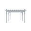 Pergola en vinyle l 16 pi x P 12 pi Barcelona
