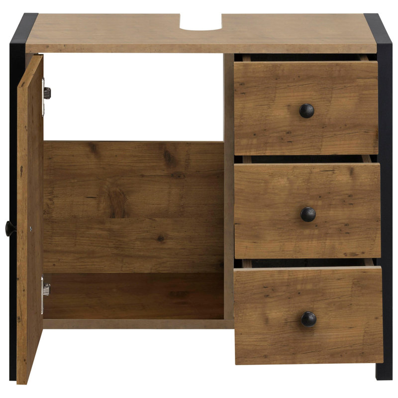 Killingworth Bathroom Storage Cabinet, Oak
