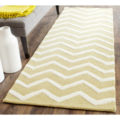 Tapis en laine touffeté à la main Sanyla