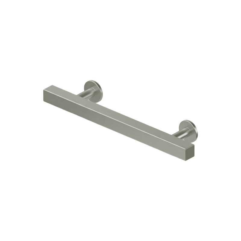 Deltana POM40U26D Contemporary Cabinet Pull 4", Pommel, Solid Brass in Brushed Chrome, Polished Nickel