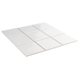 Twist Square White Ice 11-3/4" x 11-3/4" Ceramic Mosaic Tile