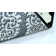 Tapis géométrique anthracite / crème Mannox