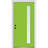 1-Lite Painted Steel Spotlight Prehung Front Entry Door-40559185-40559191-40559194