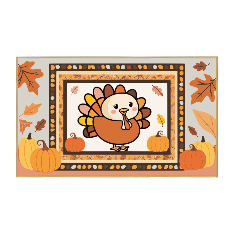 Tapis de Noël East Urban Home, Rectangle 4pi x 6 pi