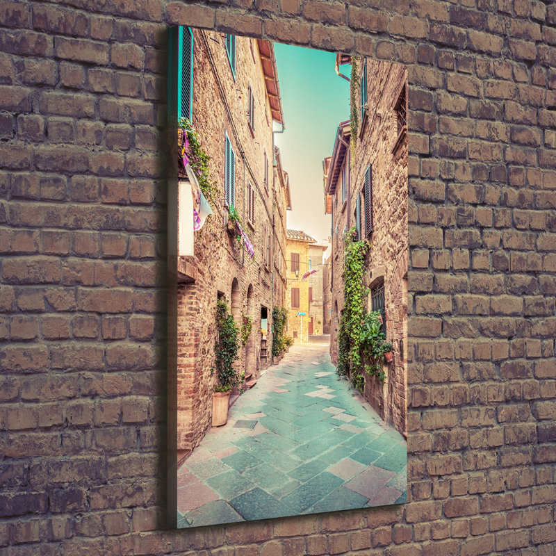 Italian Streets - Wrapped Canvas Print