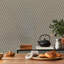 Papier peint texturé hexagonal élégant Honeycomb Grid-1026752966