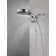 HydraChoice Hydrorain 5 Spray Dual Shower Head and Handheld Shower with H2Okinetic 2.5 GPM