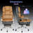 Cranbrook Big and Tall Ergonomic Reclining Executive Office Chair with Foot Rest-957178501