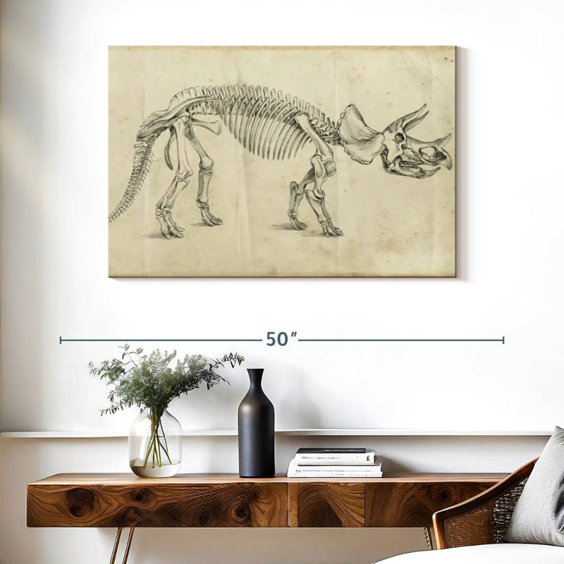 Dinosaur Study II, 26" H x 39" W