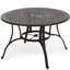 Table d'extérieur en fonte d'aluminium bronze antique avec magnifique salle à manger